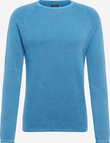 Key Largo Regular fit Trui 'MST THOMAS' in Blauw: voorkant