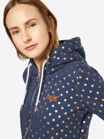 Superdry Sweatjacke in Blau