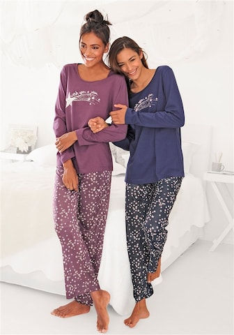 VIVANCE Pyjama 'Dreams' in Blauw: voorkant