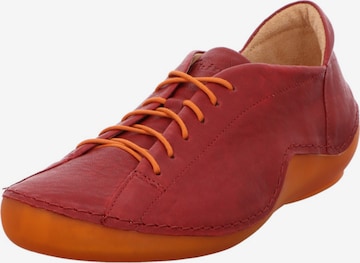 THINK! Athletic Lace-Up Shoes in Red: front