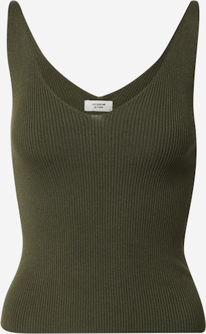 JDY Knitted Top 'Nanna' in Green: front