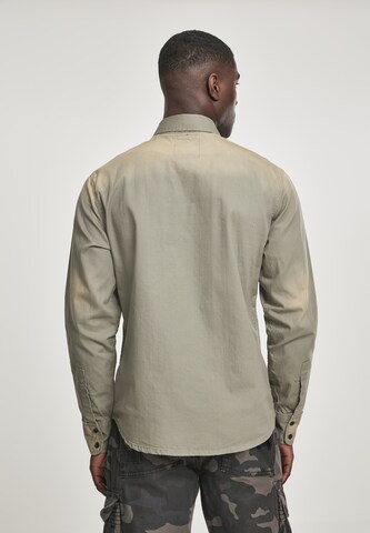 Brandit Regular fit Shirt 'Hardee' in Green