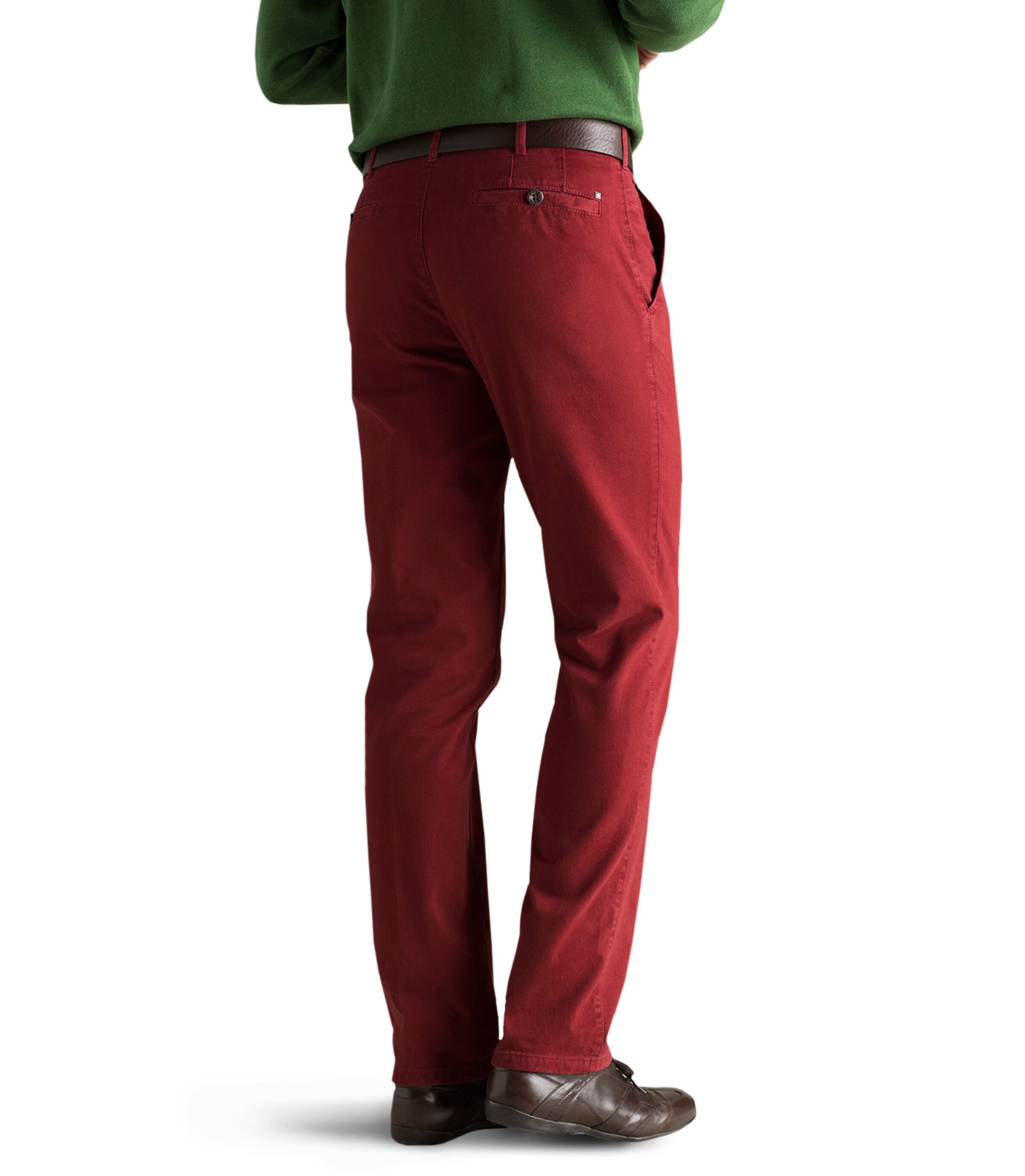 Regular Pantalon chino 'Roma' Meyer Hosen en rouge
