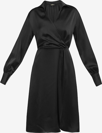 usha BLACK LABEL Jurk in Zwart: voorkant