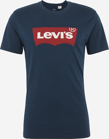 LEVI'S ® Regular Shirt 'Graphic Set In Neck' in Blau: predná strana