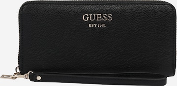 GUESS Wallet 'Vikky' in Black: front