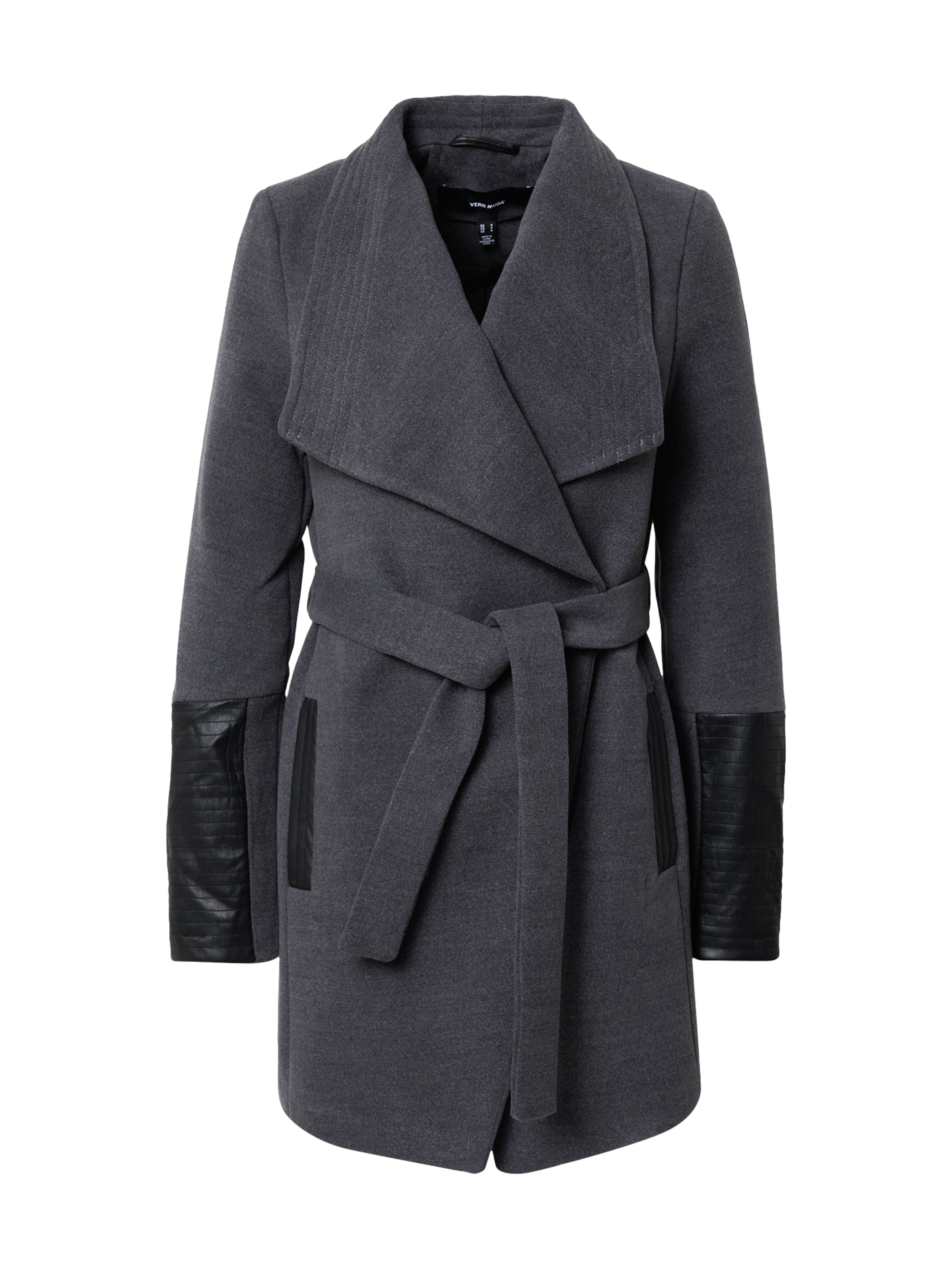 VERO MODA Φθινοπωρινό και ανοιξιάτικο μπουφάν σε γκρι: μπροστά