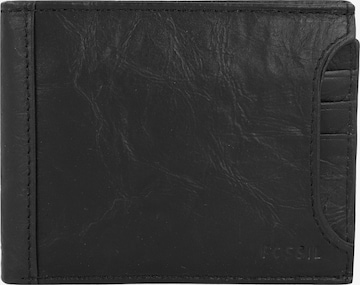 FOSSIL Wallet 'Neel' in Black: front