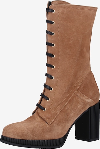 GADEA Lace-Up Boots in Brown