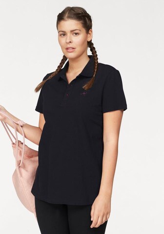 KangaROOS Poloshirt in Schwarz: Vorderseite