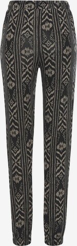 LASCANA - Tapered Pantalón en negro