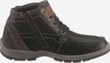 JOSEF SEIBEL Lace-Up Boots 'Lenny' in Black