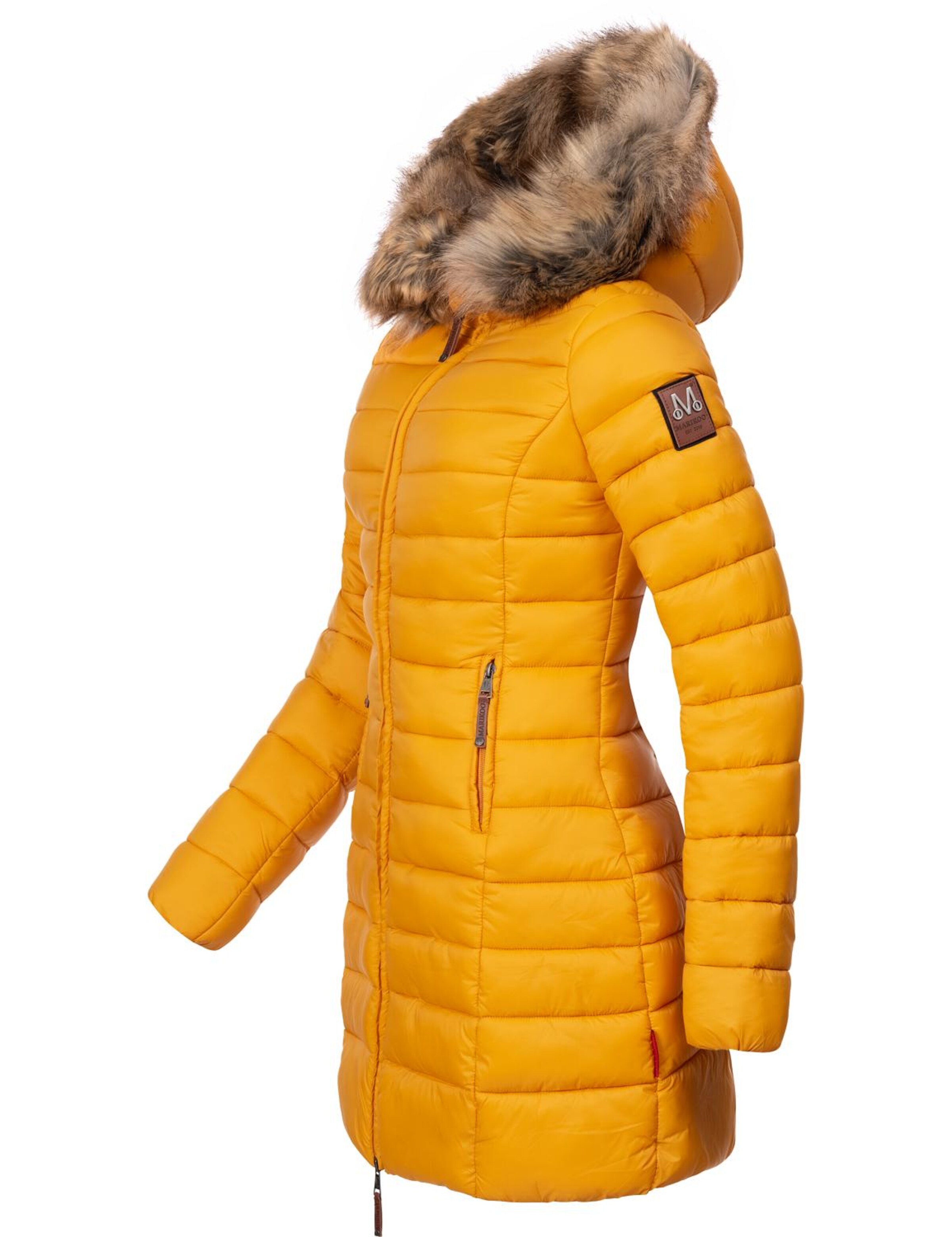 MARIKOO Mantel 'Rose' in Gelb