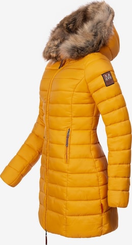 MARIKOO Χειμερινό παλτό 'Rose' σε κίτρινο