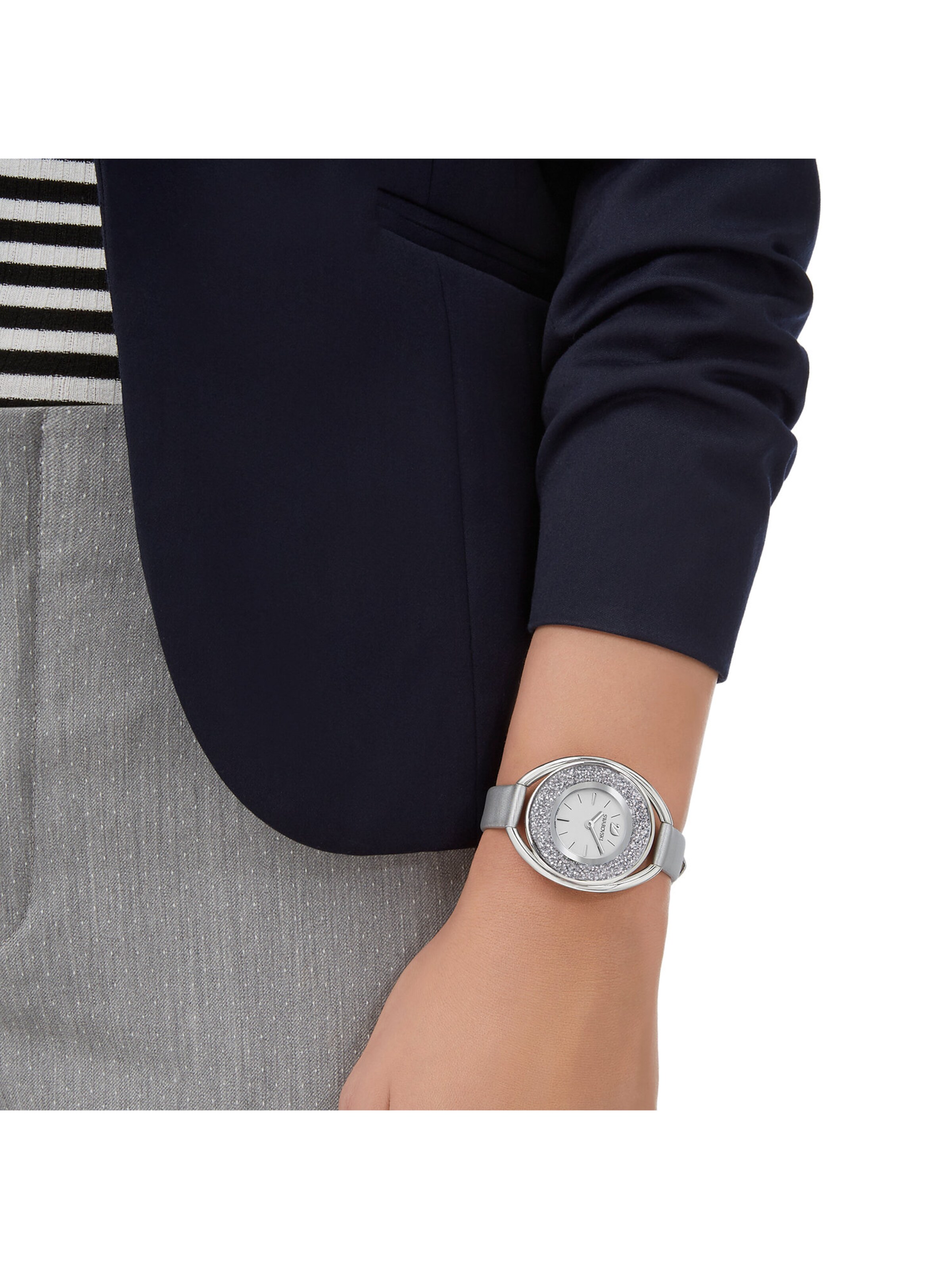 Swarovski Analog watch in Silver