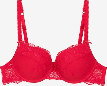 LingaDore Push-up Bra 'DAILY' in Red: front