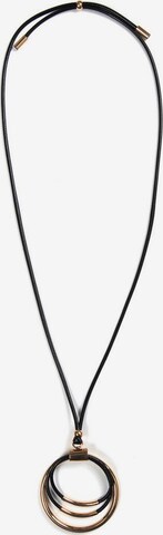 J. Jayz Necklace in Black: front