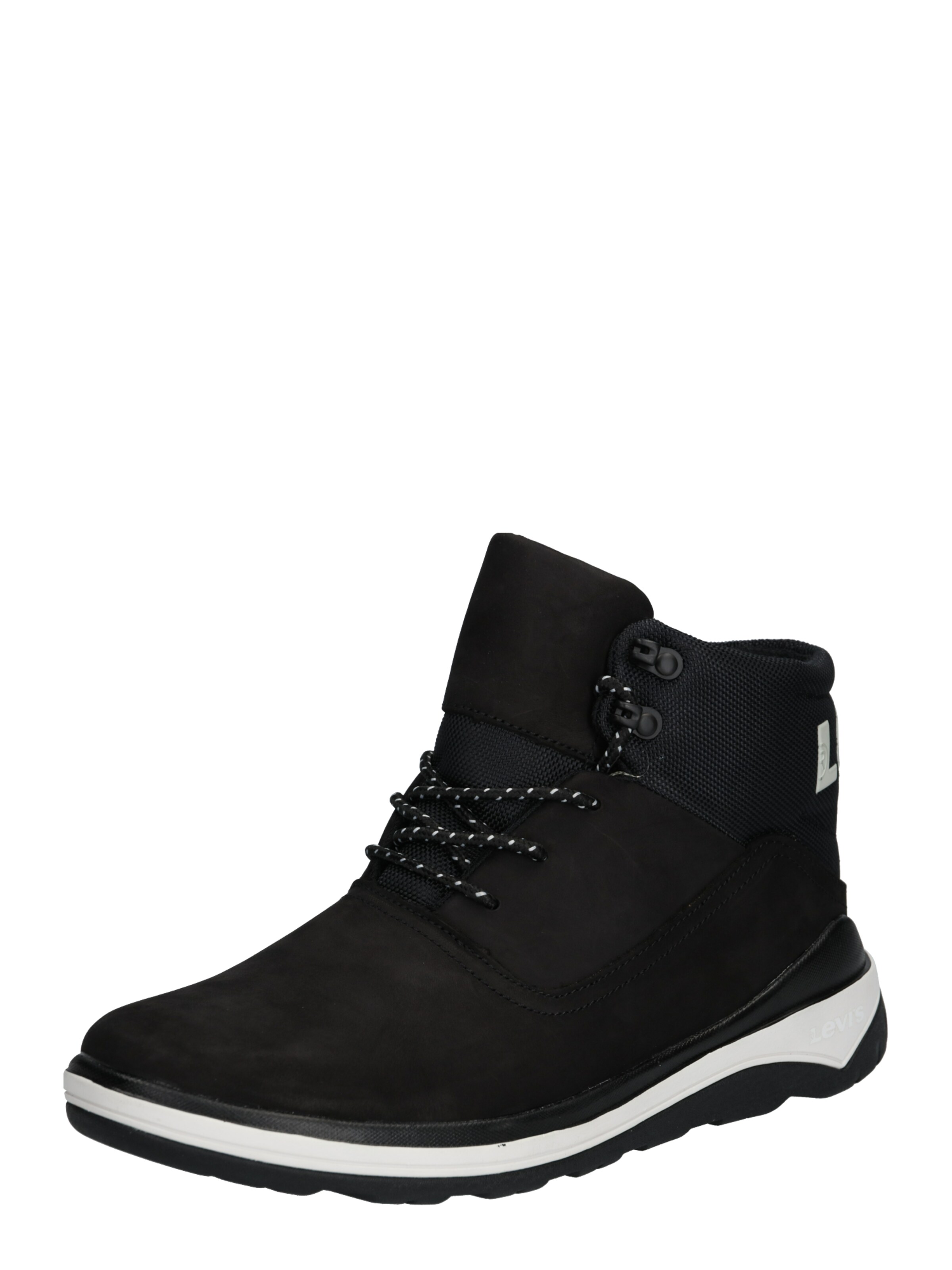 LEVI'S - Sneakers hoog 'PNSL02' in de kleur Zwart