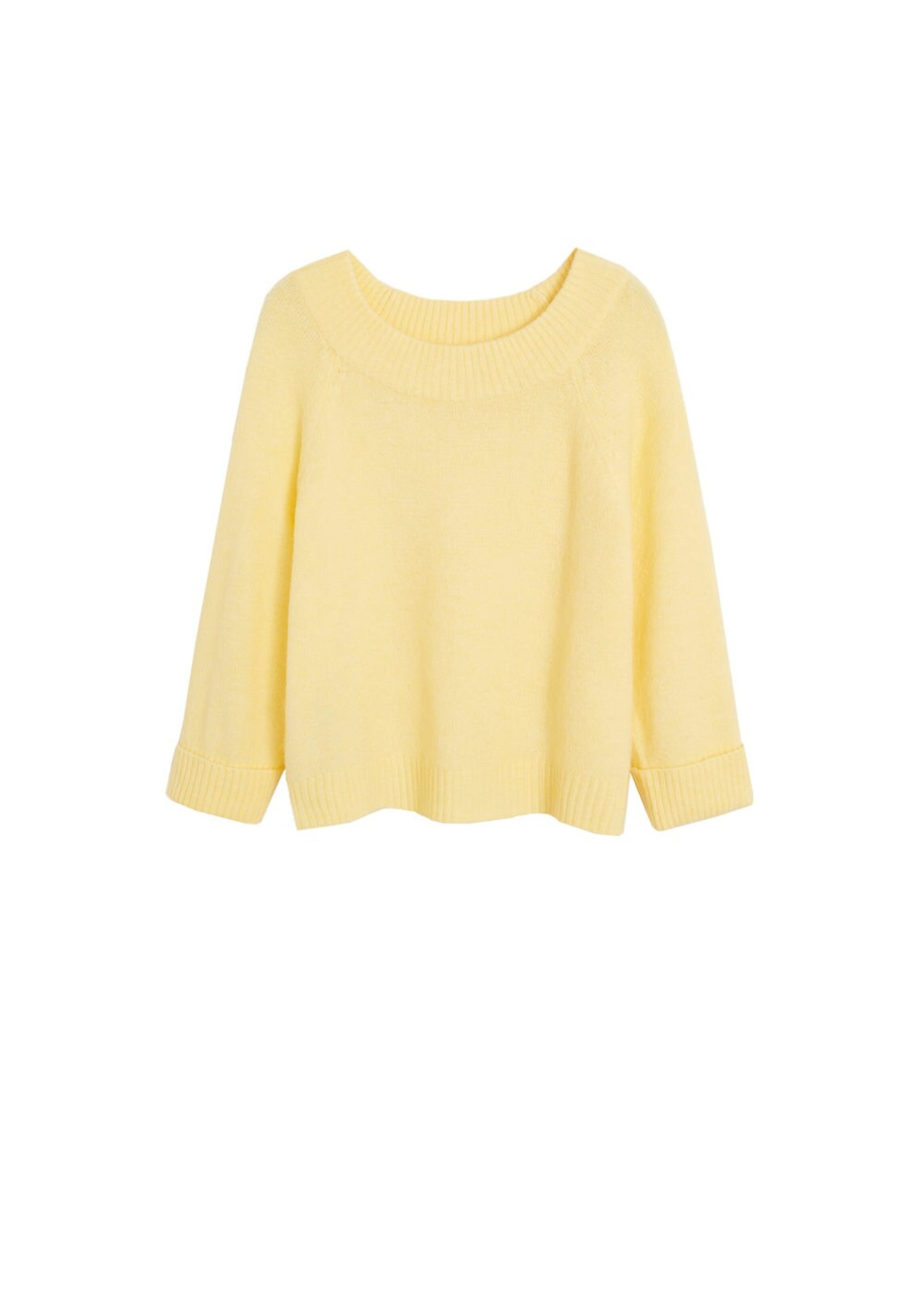 MANGO - Pullover 'Incienso' in gelb