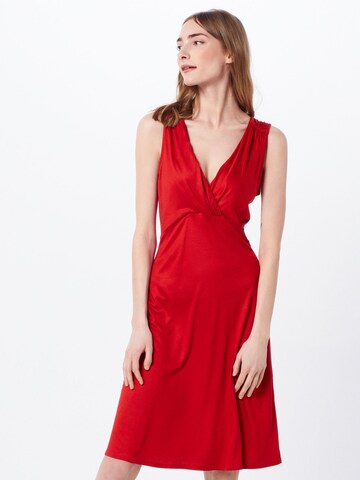 s.Oliver BLACK LABEL Jurk in Rood: voorkant