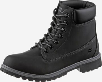 FILA Lace-Up Ankle Boots 'Maverick' in Black: front