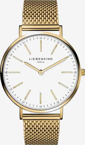 Liebeskind Berlin Analoog horloge in Goud: voorkant