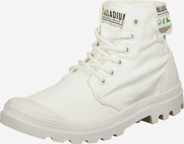 Palladium Boots 'Pampa Hi Organic' in Weiß: predná strana