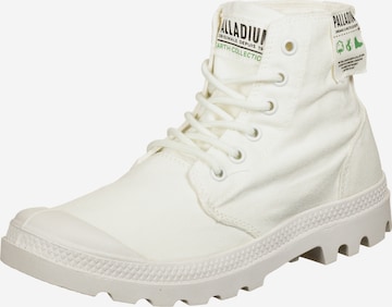 Palladium Schuh 'Pampa Hi Organic' in Weiß: front