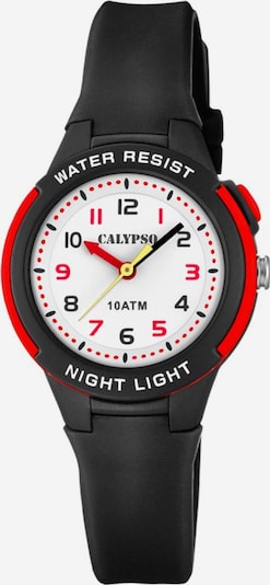 CALYPSO WATCHES Quarzuhr in rot / schwarz / weiß, Produktansicht