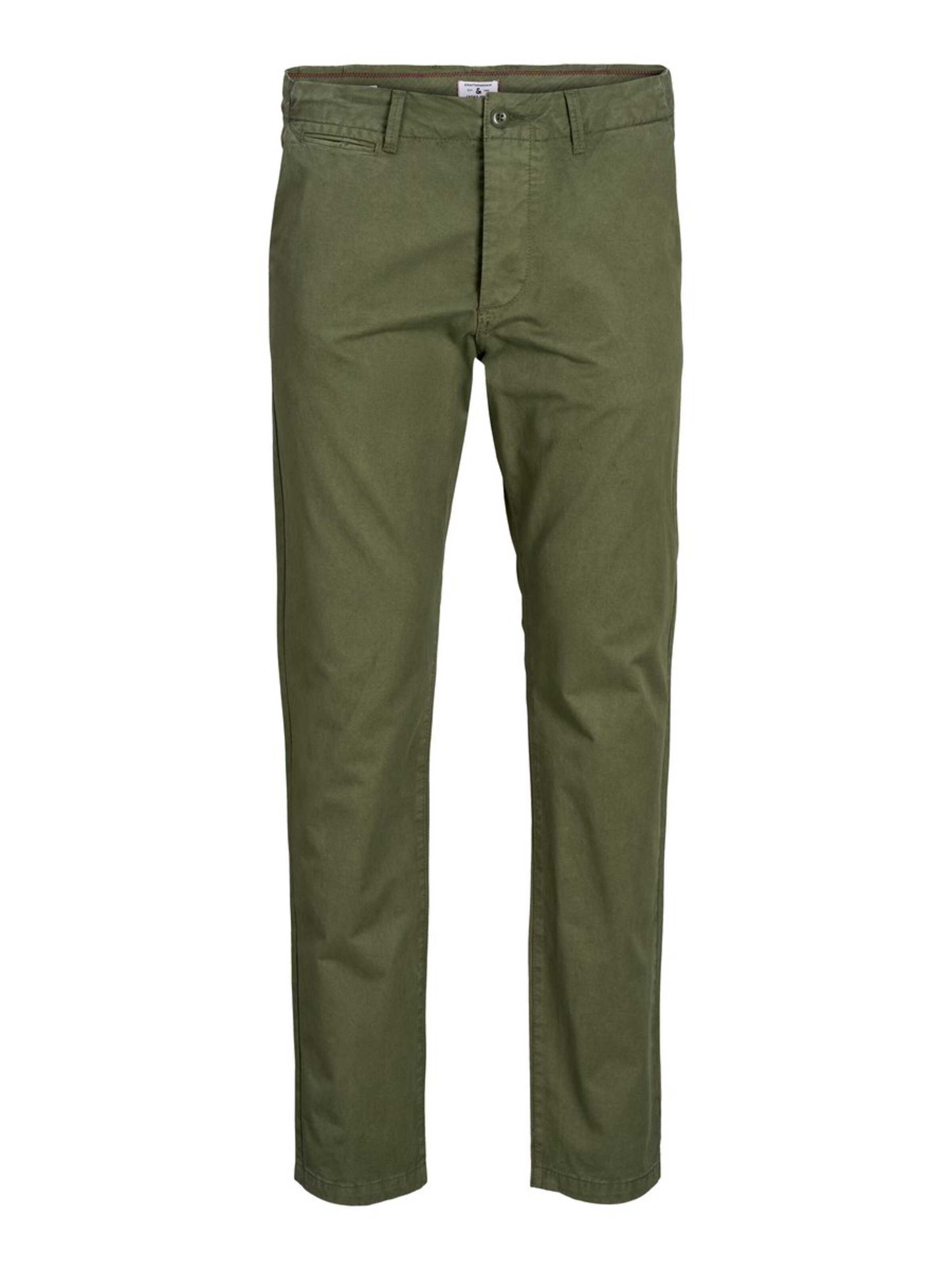JACK & JONES - Chino 'Chris Graham AKM 789' in de kleur Olijfgroen