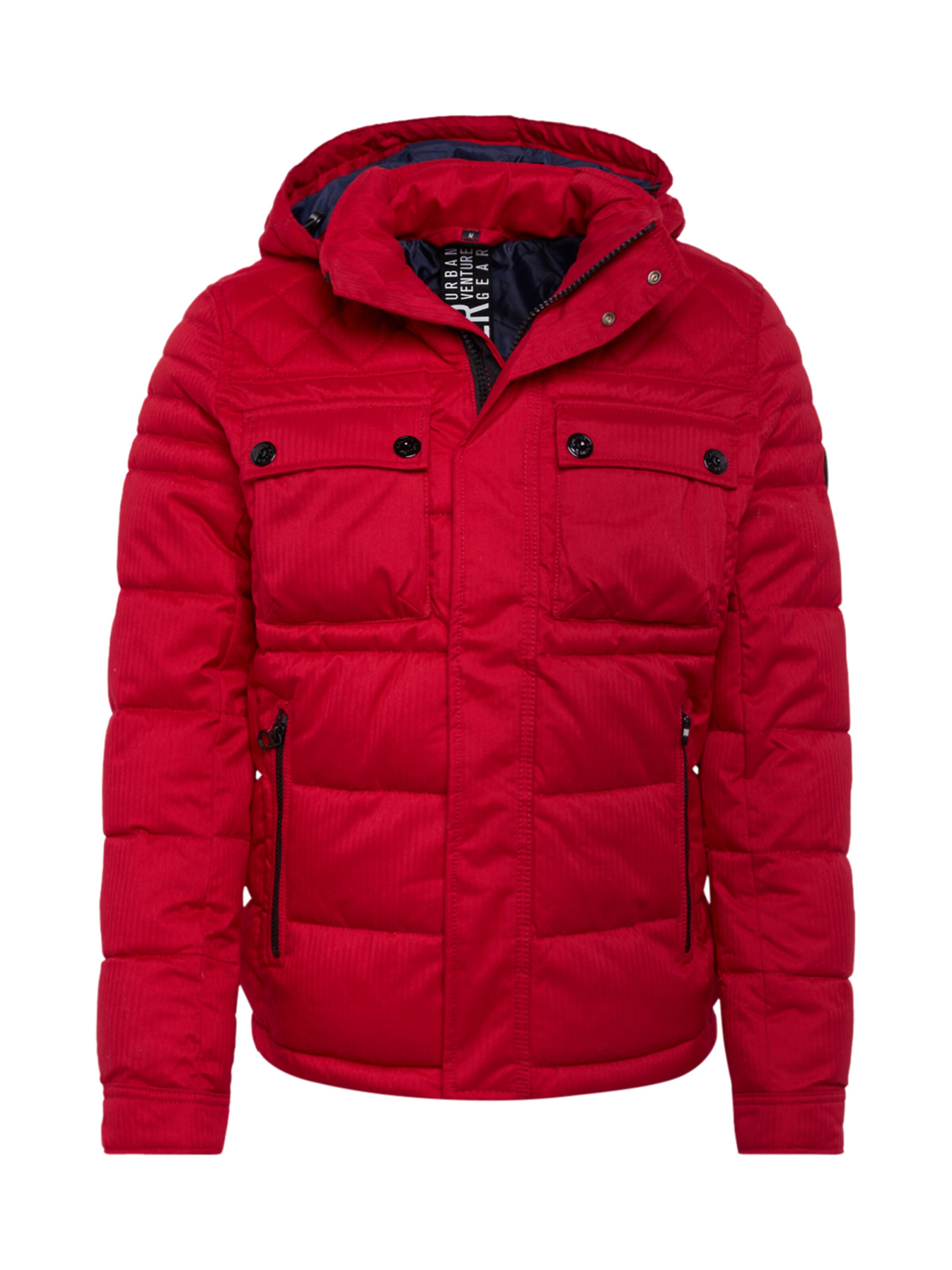 s.Oliver - Winterjas in de kleur Rood