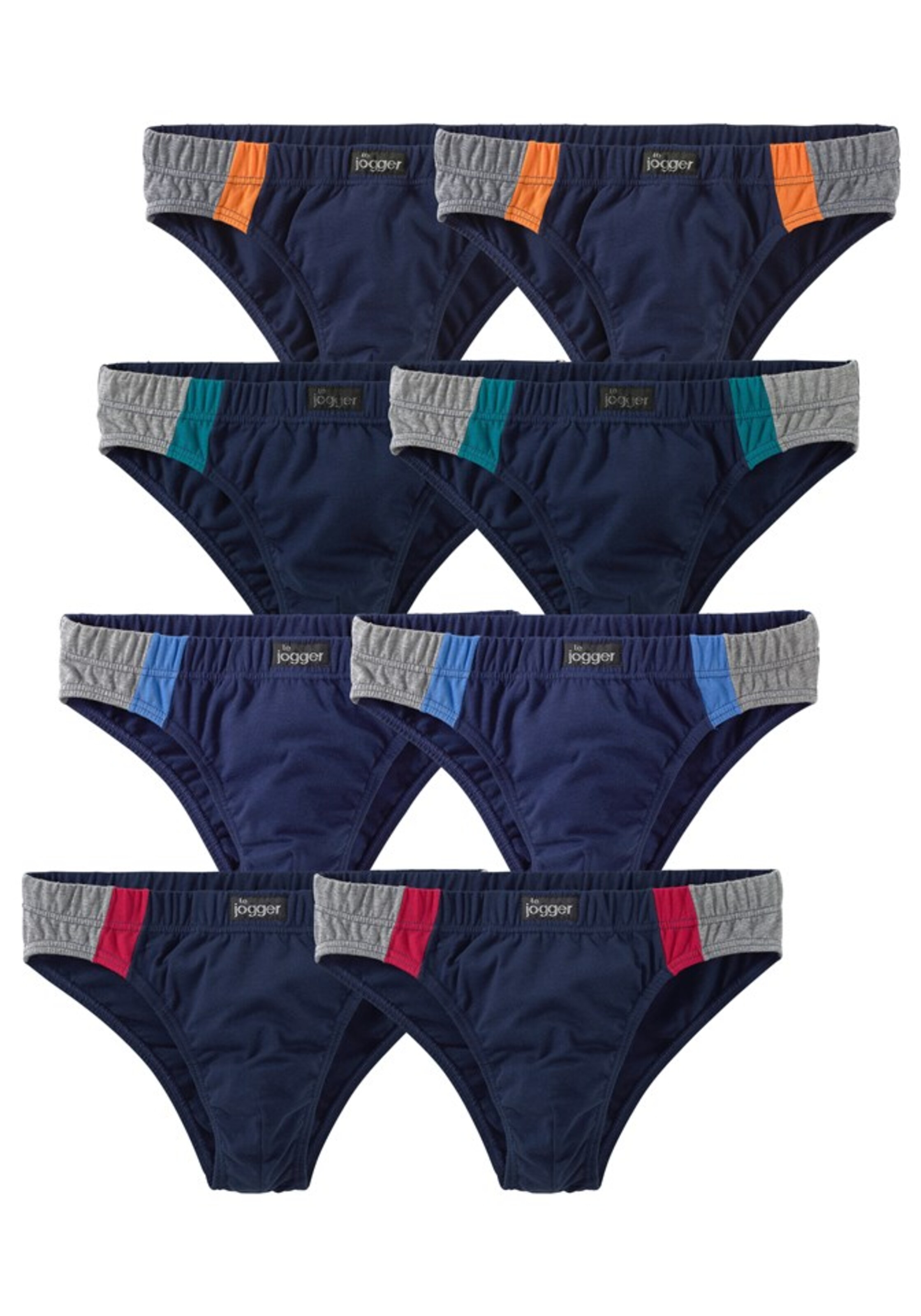 LE JOGGER Slip in Blau: Vorderseite