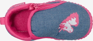 Pantoufle 'Einhorn' PLAYSHOES en bleu