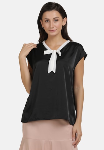 Usha Blouse in Black: front