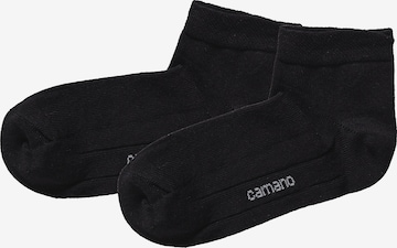 camano Socks in Black: front