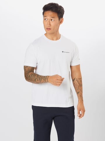 Coupe regular T-Shirt Champion Authentic Athletic Apparel en blanc : devant