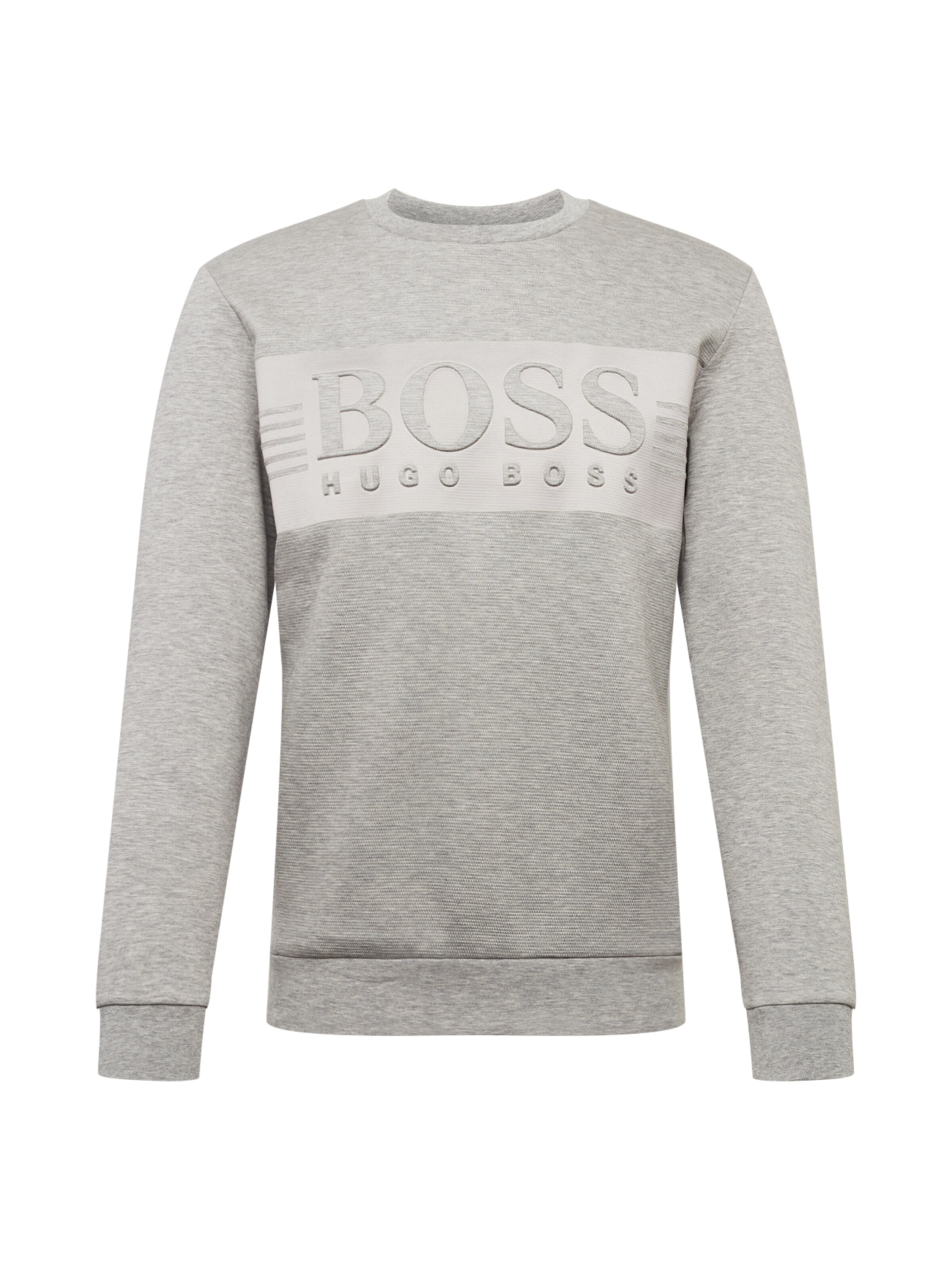 BOSS - Sweatshirt 'Saltech 10219247 01' in de kleur Lichtgrijs