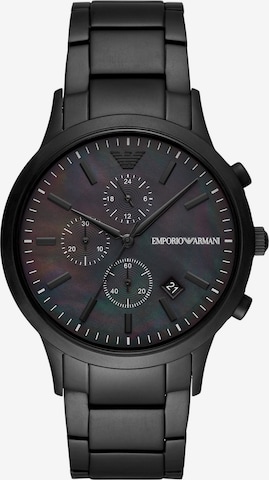 Emporio Armani Аналогов часовник в черно