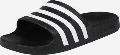 Flip-flops 'Adilette Aqua' ADIDAS SPORTSWEAR pe negru / alb, Vizualizare produs