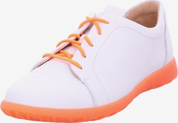 Ganter Lace-Up Shoes in White: front