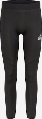 Skinny Pantalon de sport 'Ask' ADIDAS PERFORMANCE en noir : devant
