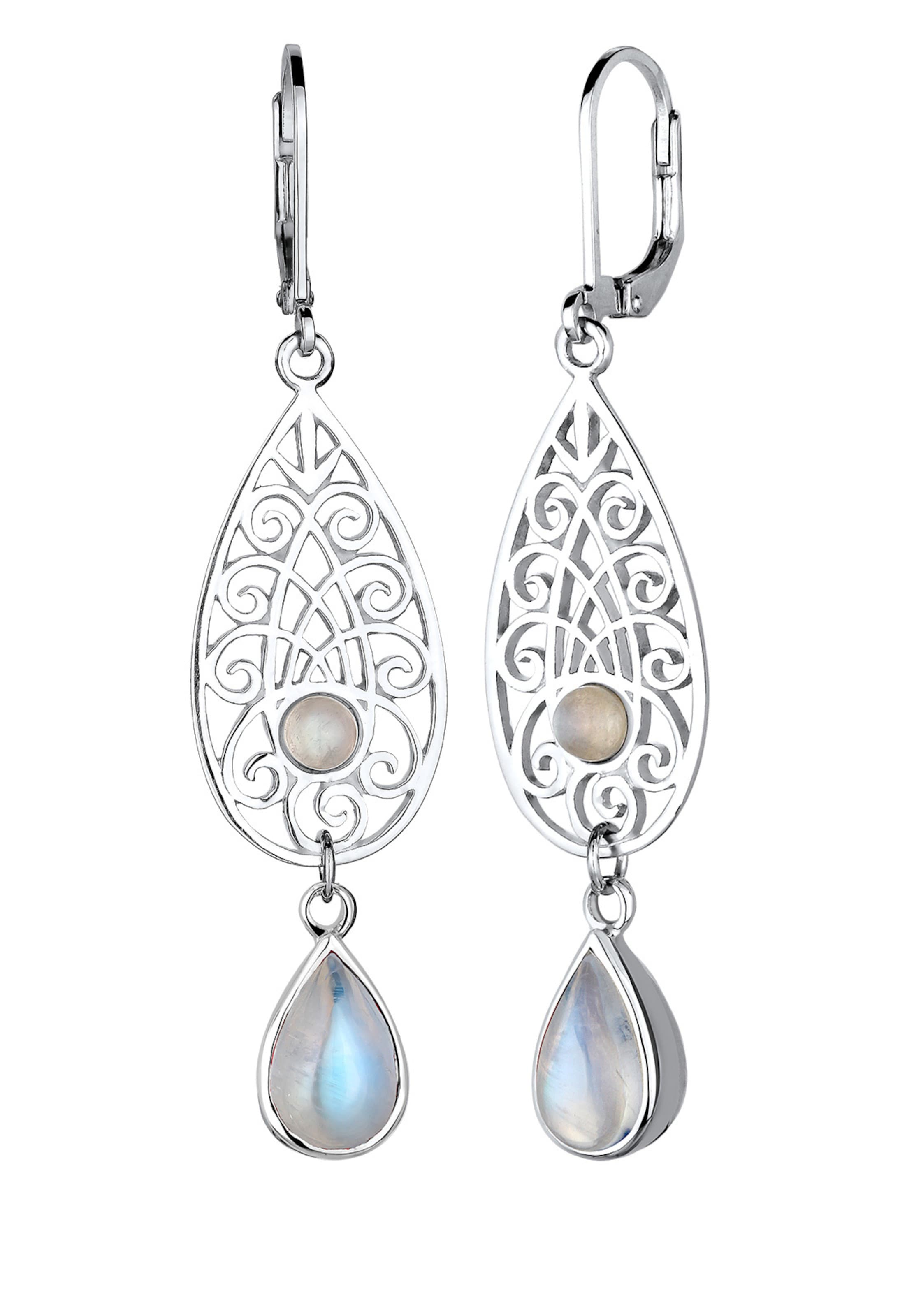 ELLI Earrings 'Tropfen' in Silver