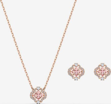 Swarovski Jewelry Set in Gold: front