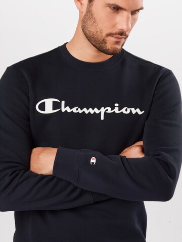 Champion Authentic Athletic Apparel Rovný strih Mikina - Modrá