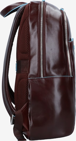 Piquadro Backpack 'Blue Square' in Brown