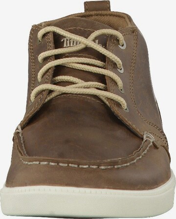 TIMBERLAND Sportlicher Schnürschuh 'EK Newmarket LP Chukka' in Braun