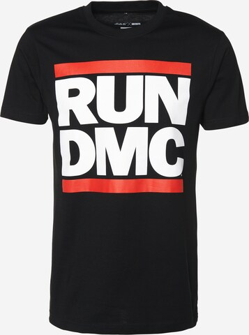 Mister Tee Majica 'Run DMC' | črna barva: sprednja stran