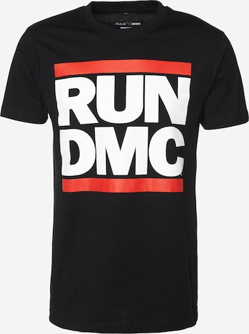 Mister Tee Skjorte 'Run DMC' i svart: forside
