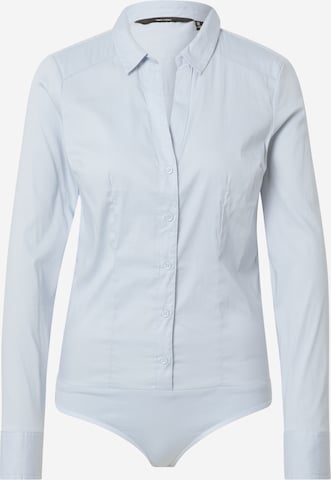 VERO MODA - Body de blusa en azul: frente