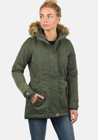 DESIRES Winter Parka 'Jana' in Green: front